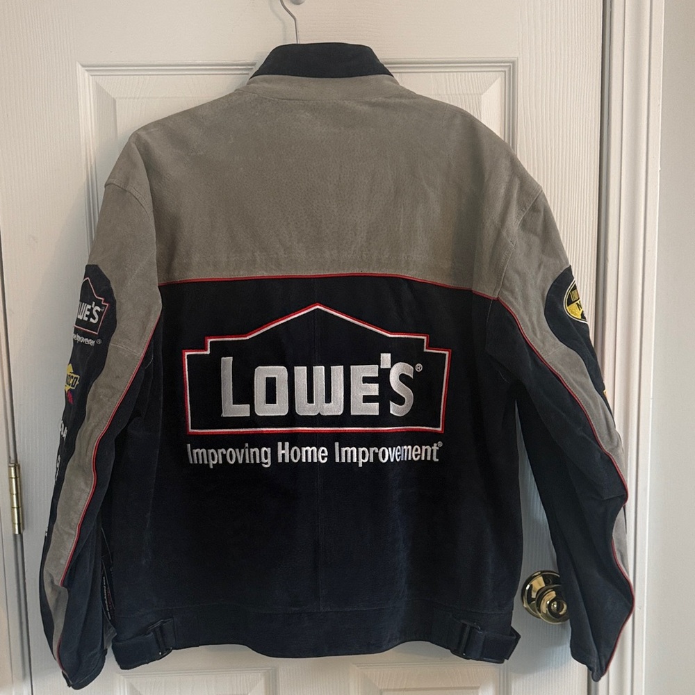 Wilsons Leather Black and Gray Racing Jacket - Picture 4 of 4